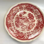 Villeroy & Boch Burgenland Red Dinner Service Coffee/Tea Set Large Serving Set with Stamp Villeroy