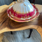 Spode Lancaster crimson 22k gold 12 serving dinnerware set. LANCASTER CRIMSON, R8952 c1899 and R8952 Spode has a rich history, oyalty in the U.K. and other countries. William Copeland also partnered with Spode II in 1797.