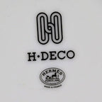 HERMES H Deco Ash Deco Teacup Pair Cup & Saucer With HERMES Private Box Never used with original packing ( not sealed)