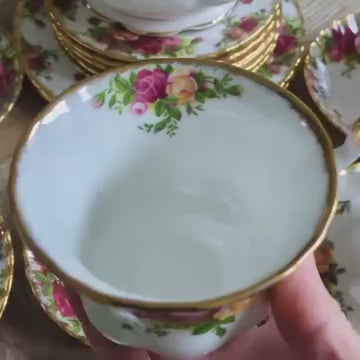 Royal Albert tea set for 6 person